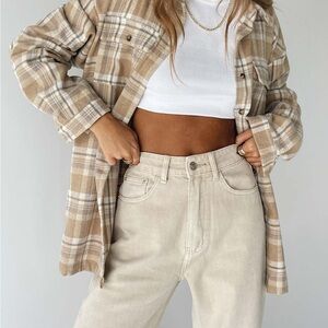 Princess Polly Mila Flannel Shirt